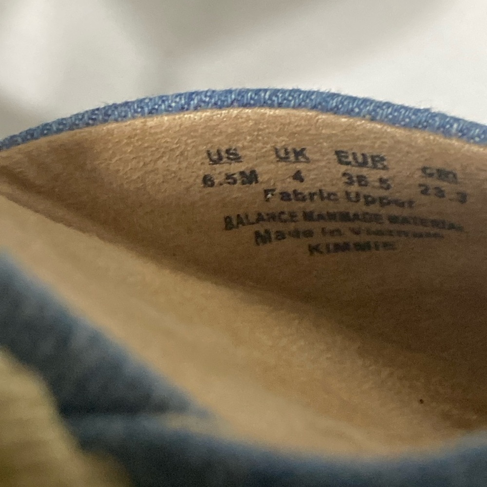 Life-stride (NEW) Blue Denim Kimmie Velocity 2.0 Espadrille Wedges Size 6.5 - Picture 13 of 14